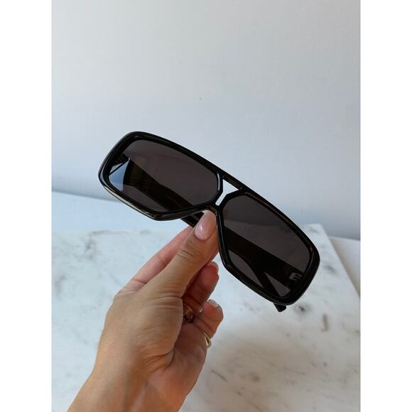 NEW Saint Laurent SL569Y Black Aviator Pilot Sunglasses main image 4